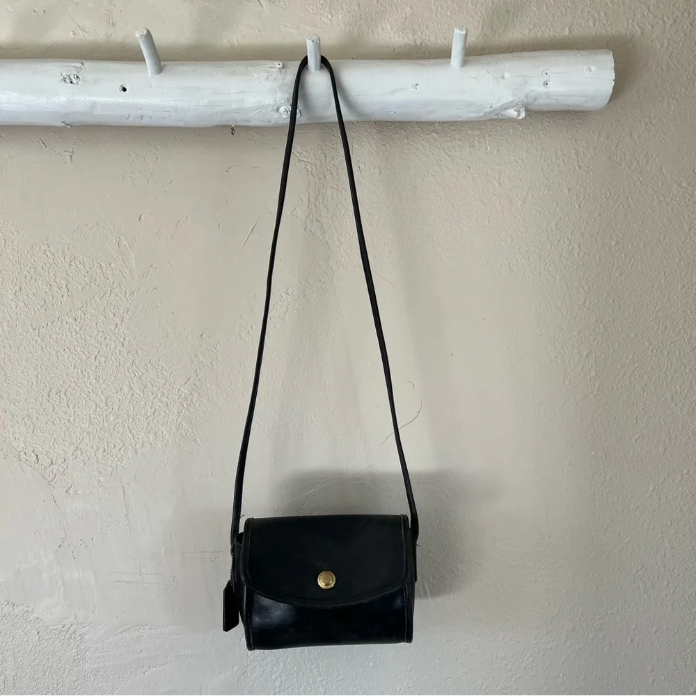 Coach | Black Leather Vintage Chrystie Bag